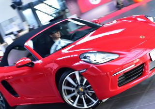 Porsche 718 Boxster en toute puissance