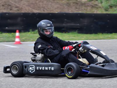 Pilote en pleine concentration