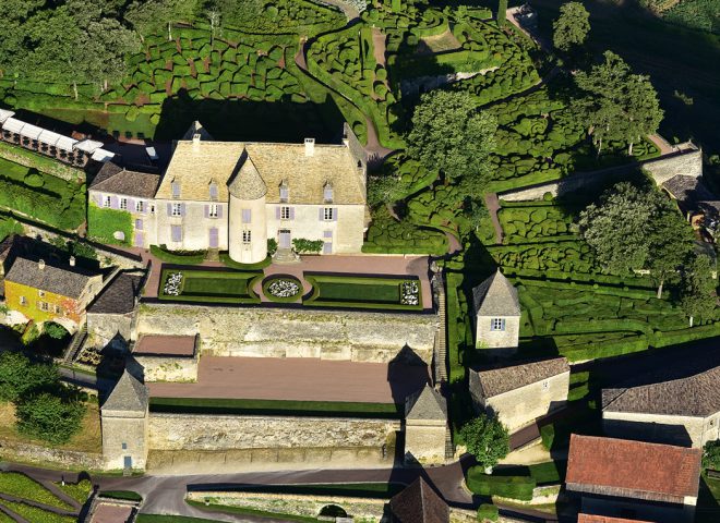 Château de Marqueyssac, vue aérienne