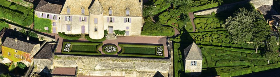 Château de Marqueyssac, vue aérienne